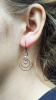 Double Hoop Copper Earrings